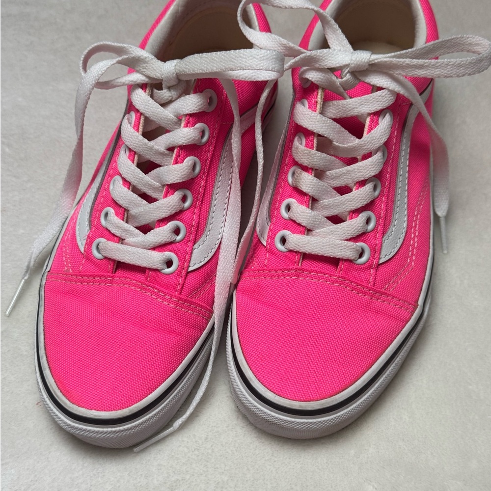 Vans Neon Pink Women's Sneakers